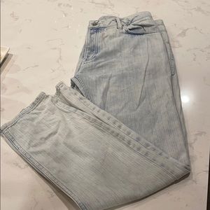 White wash my topman jeans